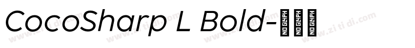 CocoSharp L Bold字体转换